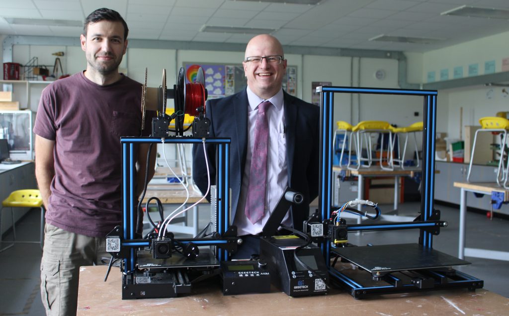 Felixstowe Academy - donation of 3D printers