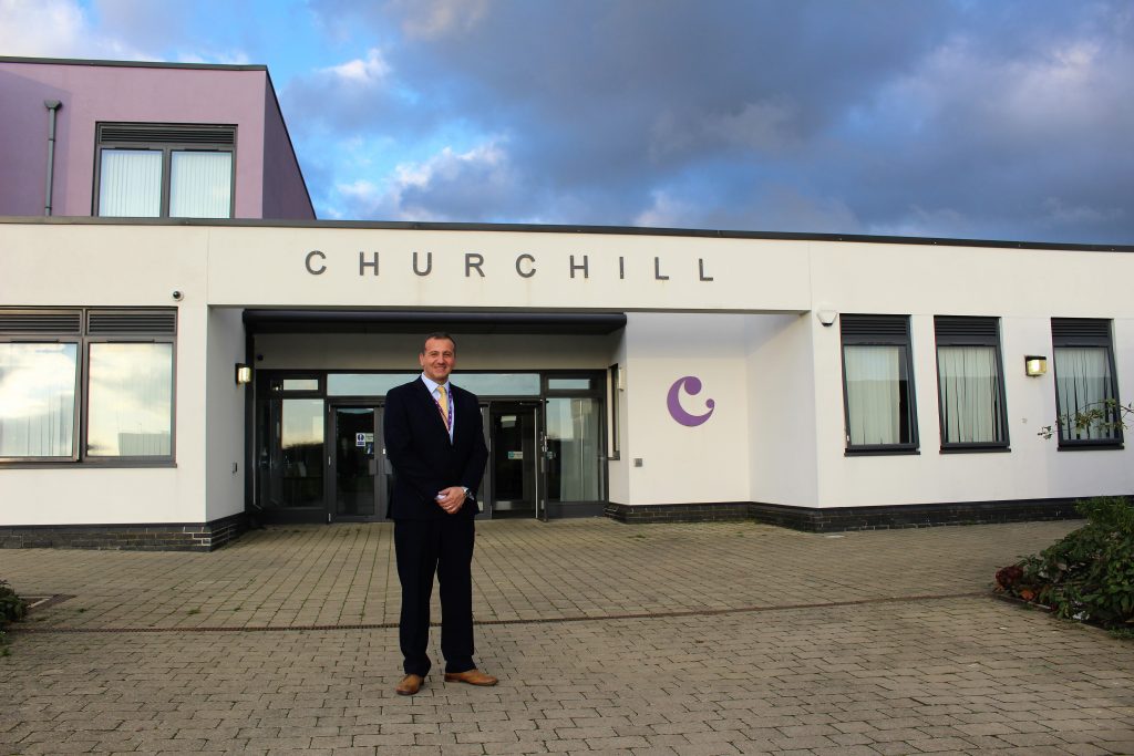 New Churchill Academy headteacher Chris Komodromos