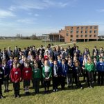 Students at Keep Safe month event
