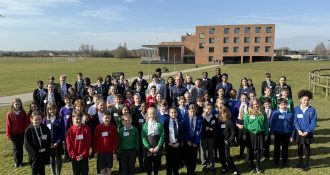 Students at Keep Safe month event